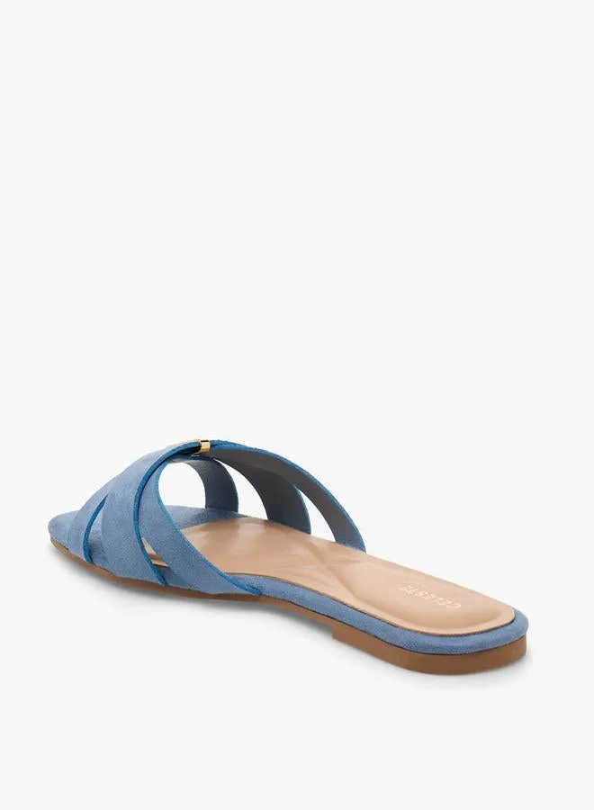 Celeste BLUE Women Slip-On Sandals for Women | Best Price UAE