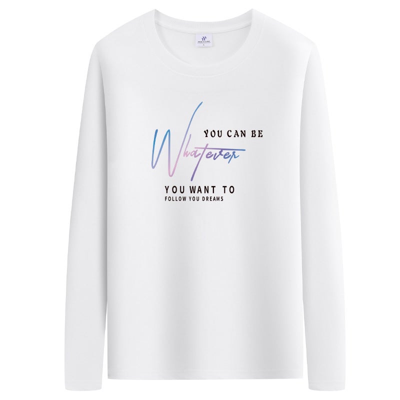 Autumn Long-Sleeved T-Shirt Men's Trbottomy Brand Loose Round Neck Casual Bottoming Shirt 2025 Spring and Autum New Pure Cotton T-Shirt for Men - Image 2