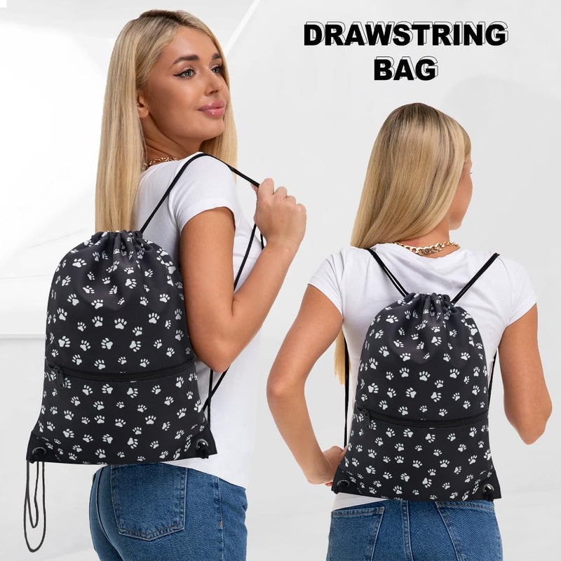 HOLYLUCK Drawstring Backpack Bag Sport Gym Sackpack - Image 5
