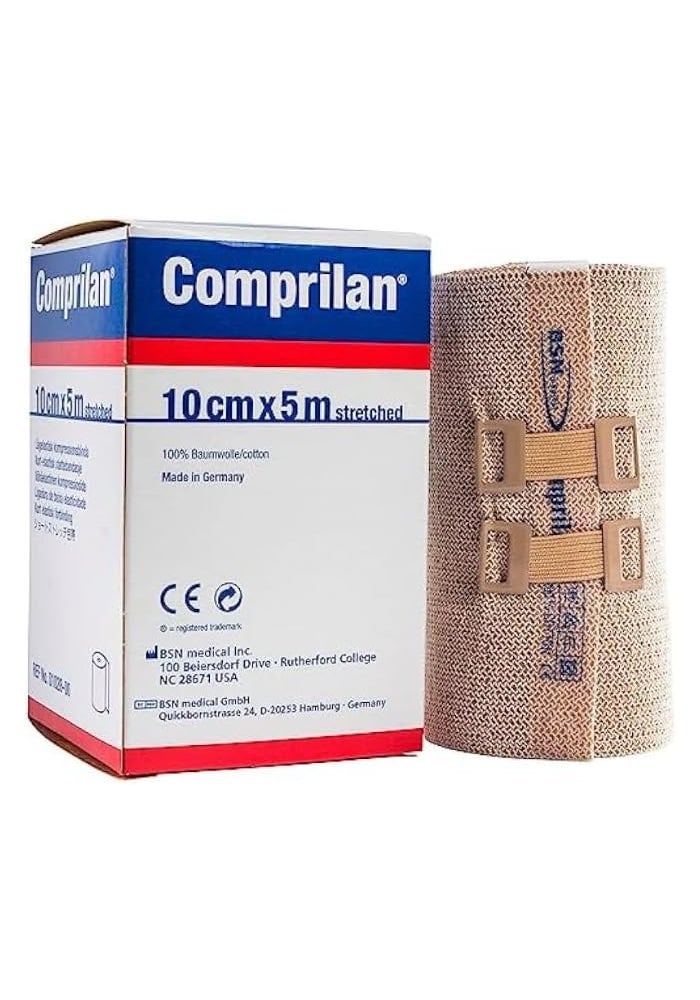 BSN Medical Jobst Comprilan Elastic Stretch Bandage 10cm x 5m - 100% Cotton