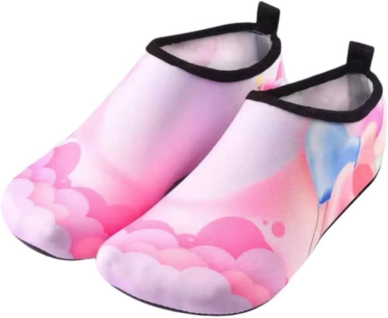 HOGOOD Kids Swim Water Shoes Barefoot Water Sports Shoes Quick Dry Non-Slip Aqua Socks for Outdoor Beach Surf Swimming Aqua Pool Boys Girls - Image 1