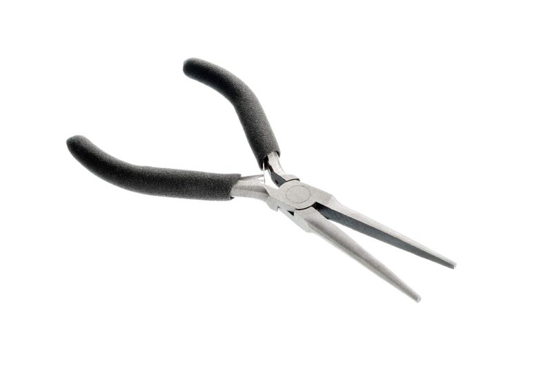 SE Professional Quality Needle Nose Pliers Mini Precision Jewelry Pliers 6inch Craft Tool LF01