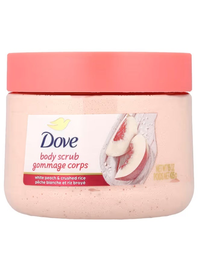 Dove, Body Scrub, White Peach & Crushed Rice, 15 oz (425 g)