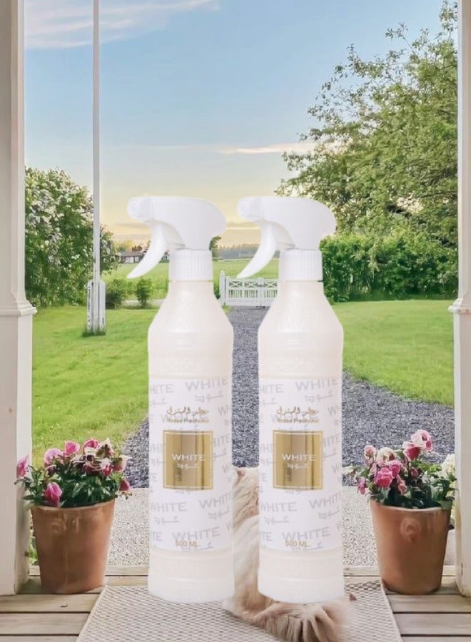 Banafa 2 Pieces White Oud House Freshener - Image 1