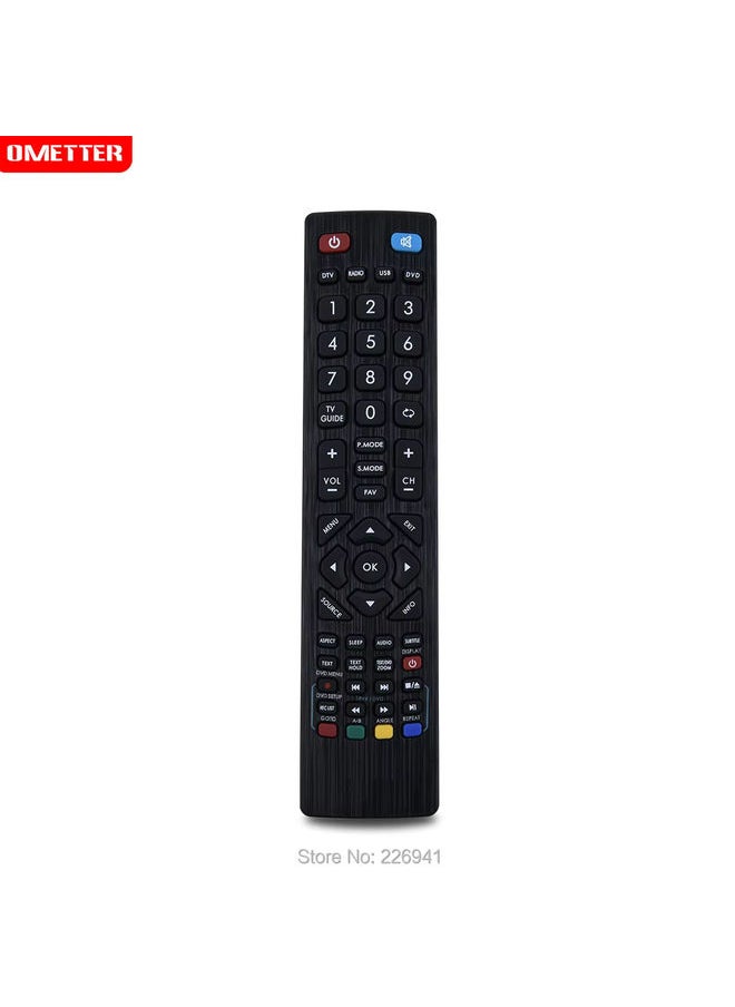 OMETTER - Remote Control Replaced for Technika Freeview TV Usb DVD Media Player 32G22B-FHD 32G22B-HD 24F22B 24F22P 24F22S 24F22S 24F22W 24 - Image 1
