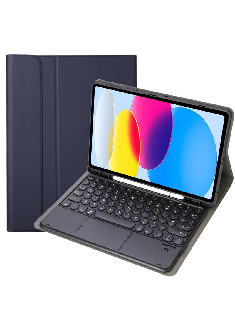 General Keyboard for iPad A16 2025 and iPad 10 Gen 2022, Keyboard Case for iPad 10.9"/11", Magnetic Touch Case  Bluetooth Keyboard iPad10 