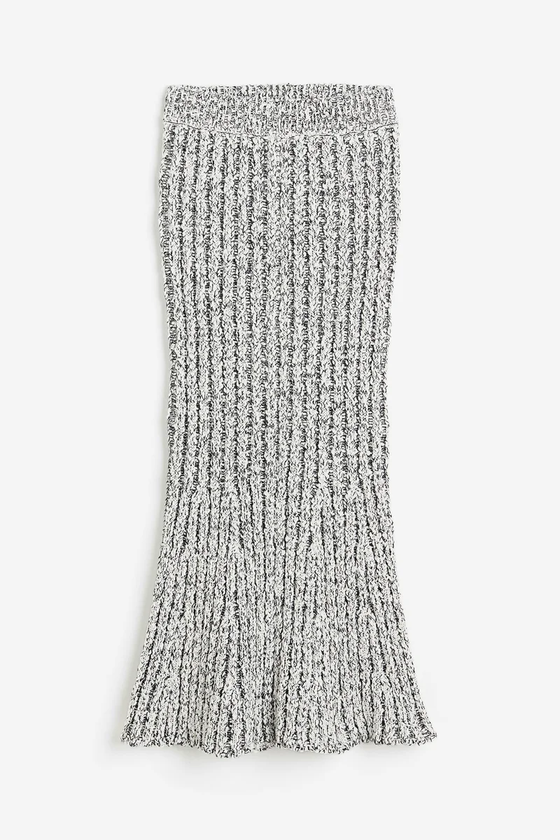 H&M Rib-knit mermaid skirt