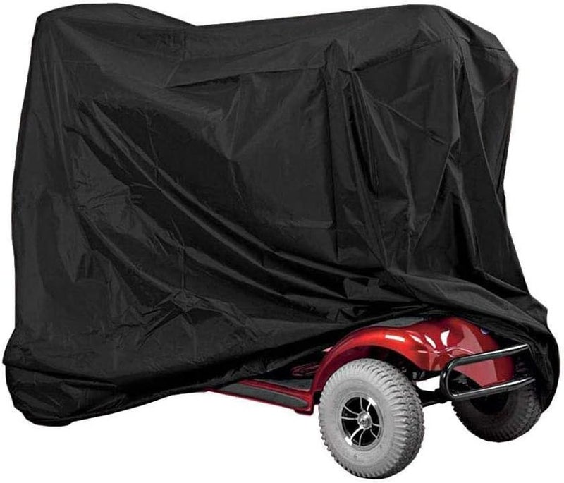 Electric Mobility Scooter Storage Cover, 190D Oxford Wheelchair Cover Waterproof Weatherproof, Heavy Duty Electric Wheelchair Cover Protector Vehicle Cover Foldable Carry Bag - Image 1