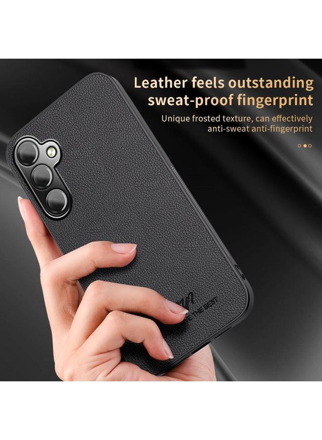 اس-توب جراب هاتف مغناطيسي من الجلد من HUIYI لهاتف Samsung Galaxy A14 4G / 5G - Image 3