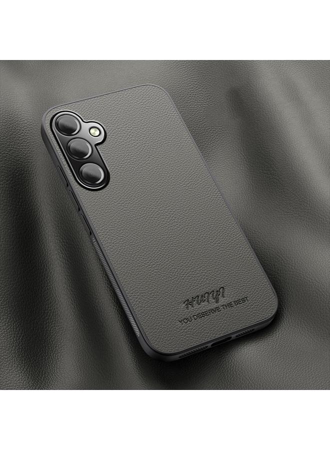 اس-توب جراب هاتف مغناطيسي من الجلد من HUIYI لهاتف Samsung Galaxy A14 4G / 5G - Image 1