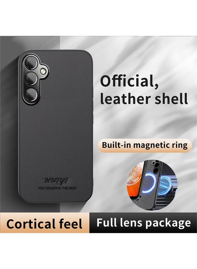 اس-توب جراب هاتف مغناطيسي من الجلد من HUIYI لهاتف Samsung Galaxy A14 4G / 5G - Image 2