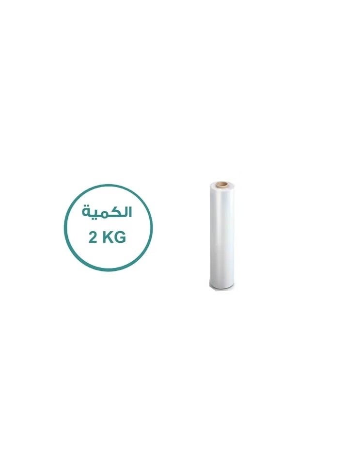 SamettexTransparent Stretch Wrap Film Clear 2kg one piece - Image 1