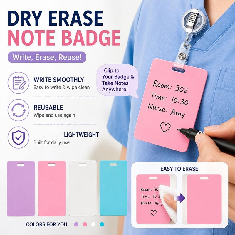 New Erasable Badge Sticky Notes - Image 2