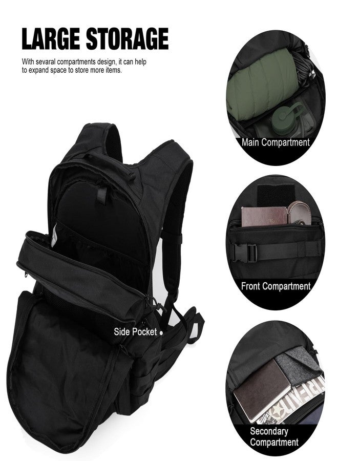 Mardingtop Tactical Backpack, Black, 52cm - Image 4