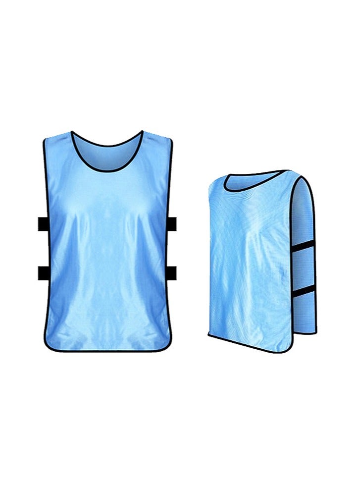 Generic 12 PCS Adults Soccer Pinnies Quick Drying Football Jerseys Vest Scrimmage Practice Sports Vest Breathable Team Training Bibs - Image 2