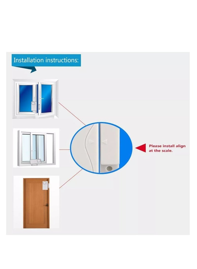 Generic - Wireless Magnetic Door Sensor With Remote Control - Image 1