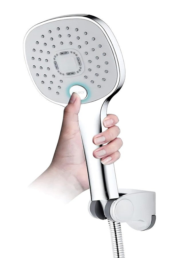 Carnival ABS Adjustable Multi Function (3 Mode) Hand Shower For Bathroom | Multiflow Hand Shower Set With 1.5 Meter Tube (Pipe) and Wall Hook | Telephone Shower For Bathroom - Image 1