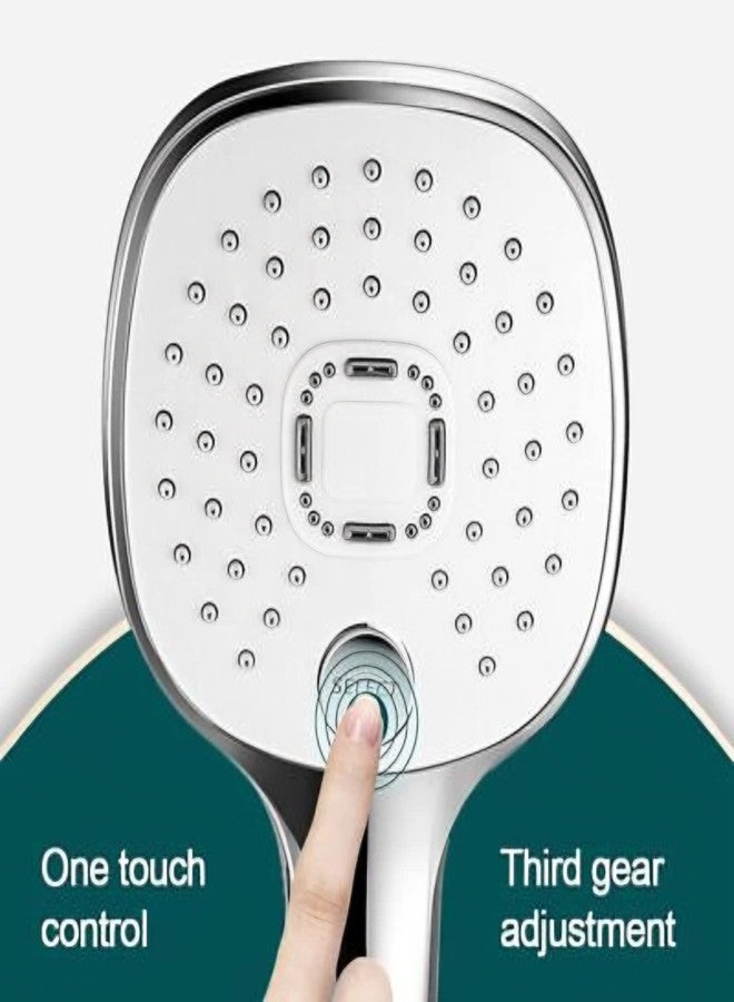 Carnival ABS Adjustable Multi Function (3 Mode) Hand Shower For Bathroom | Multiflow Hand Shower Set With 1.5 Meter Tube (Pipe) and Wall Hook | Telephone Shower For Bathroom - Image 4