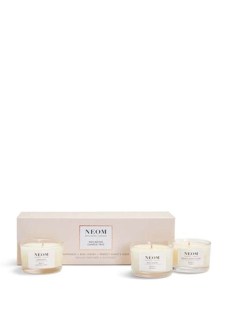 NEOM NEOM Wellbeing Candle Trio 