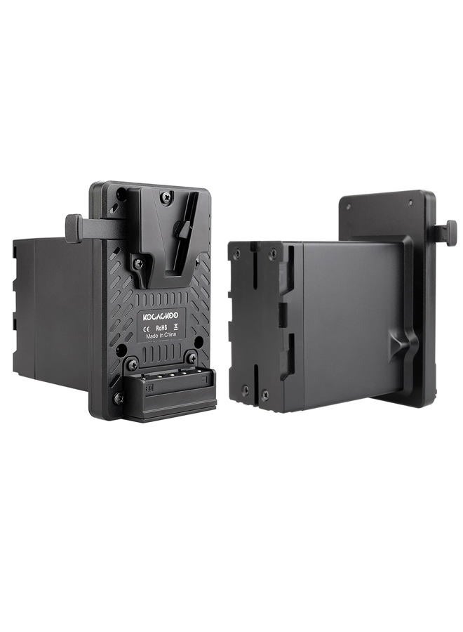 kocackoo Fully decoded V-Mount Battery to BP-U Series Battery Conversion Adapter Plate for Sony ILME-FX6/FX6VK，PXW-Z190/FS5/Z280/Z190 Camcorders, etc. - Image 1