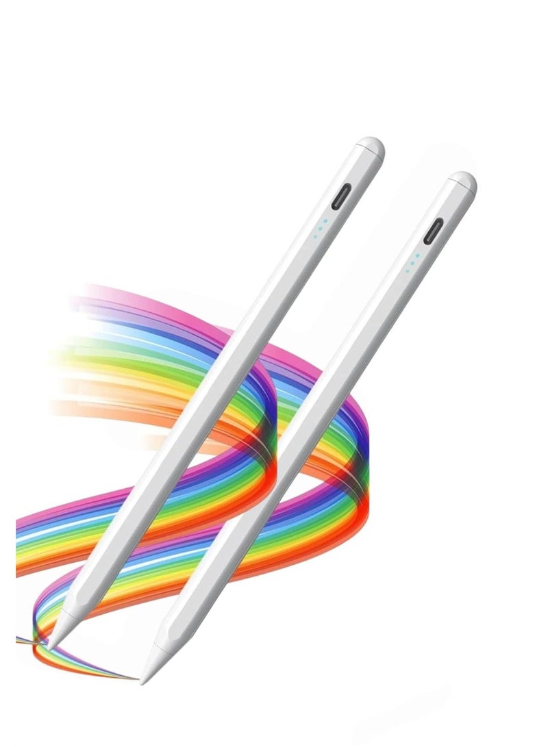 2-Pack Universal Stylus Pen for Touch Screens – Passive Stylus Compatible with iOS, Android, iPad, iPhone, Laptops, Samsung Phones & Tablets – For Drawing & Handwriting  - Image 1