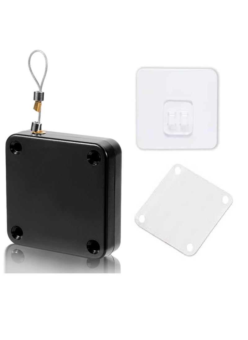 VIUAUAX New Generation Automatic Sensor Door Closer Automatic Door Closer  With Pull Cord Type Door Closer Punch-Free Installation Adjustable Strength For Doors In Hotel Restaurant Office  - Image 1