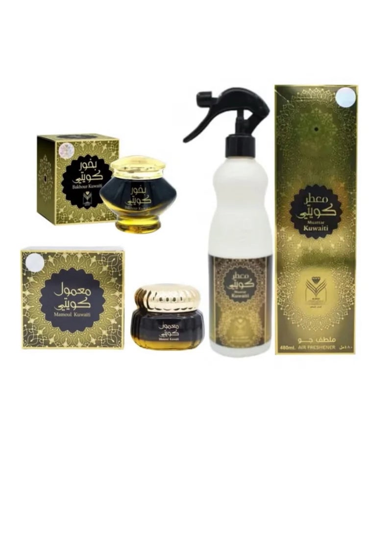Kuwaiti Maamoul 60 g Kuwaiti incense 40 g Kuwaiti perfumer Air Freshener 480 ml