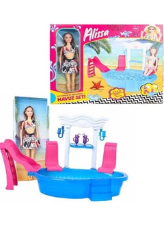 SOLE Elly's Baby Pool Play Set with Slide and Sunbed  - Image 1