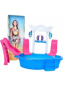 SOLE Elly's Baby Pool Play Set with Slide and Sunbed  - Image 2