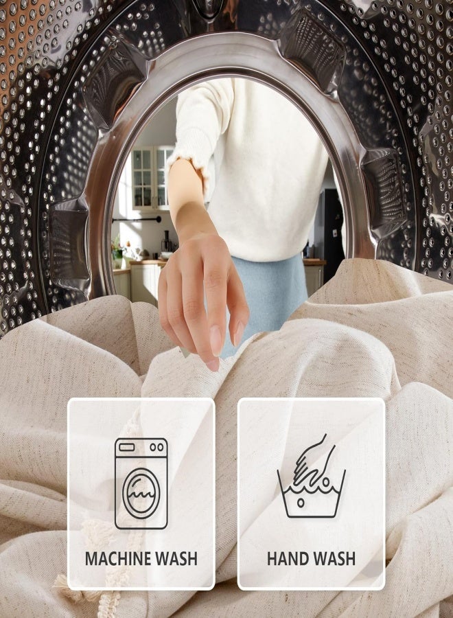 SUCITY Table Cloth 140*200CM (55.11*78.74inch) Waterproof Tablecloth Wrinkle Resistant Tablecloths Water Oil Proof Spill Proof Wipeable Table Cloths for Dining Table Kitchen Picnic Indoor Outdoor(Coffee chrysanthemum) - Image 4