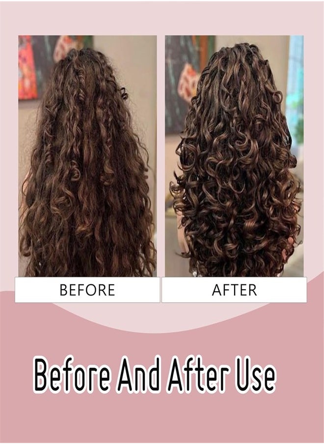 ZUKIMM - 2024 Newest Vented Curly Hair Brush, Bounce Curl Define Styling Brush, Wet Dry Detangler Hair Brush, The Essential Tool For Shaping and Styling Your Curls, Achieve Perfectly Defined Curls (Pink) - Image 1