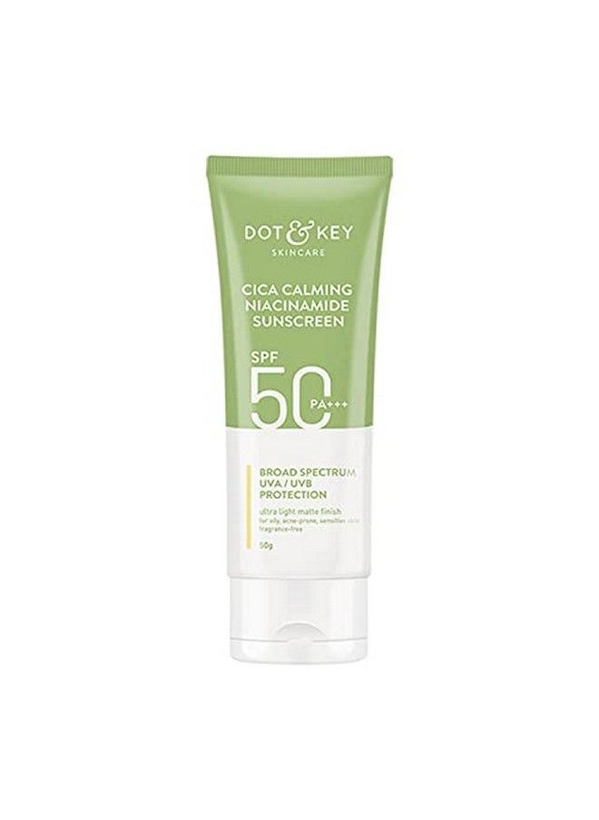 Dot & Key Cica Calming Niacinamide Sunscreen Spf 50 Pa+++ 50G  - Image 1