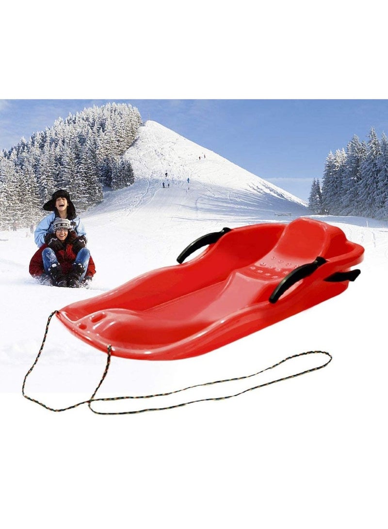 DubaiGallery Outdoor Sports Plastic Skiing Boards Sled Luge Snow Grass Sand Board Ski Pad Snowboard With Rope For Double Person  - Image 2