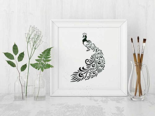 OBUY Peacock DIY Craft Hollow Layering Stencils for Wall Painting Scrapbooking Stamp Album Decorative Embossing Paper Card - Image 5