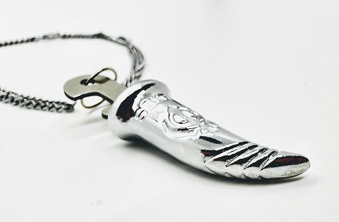 TEYRAH Silver Khanda Kirpan Pendant Jewellery For Men Necklace Sikh Neck Chain Khanda With Silver Chain Sikhism Pendant For Sikh Fashion Accessory Kirpans For Airport - Image 4
