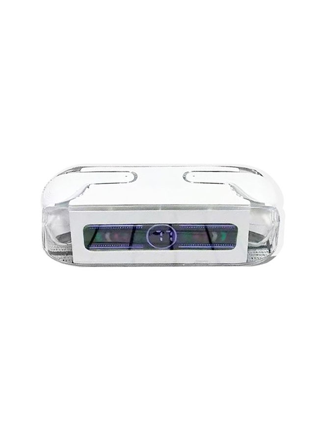 CATANES - M12 MAX Wireless Bluetooth Headset Transparent Digital Display Color Screen Touching Type Long Battery Life Headset Game Mode Bluetooth Headset White - Image 1