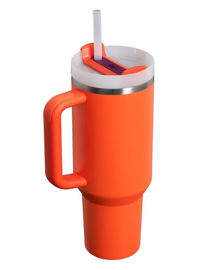 Stanley STANLEY Warm Serene Brushstroke Quencher H2.0 FlowState Stainless Steel Vacuum Insulated Tumbler with Lid and Straw for Water, Iced Tea or Coffee 40 oz  - Image 3