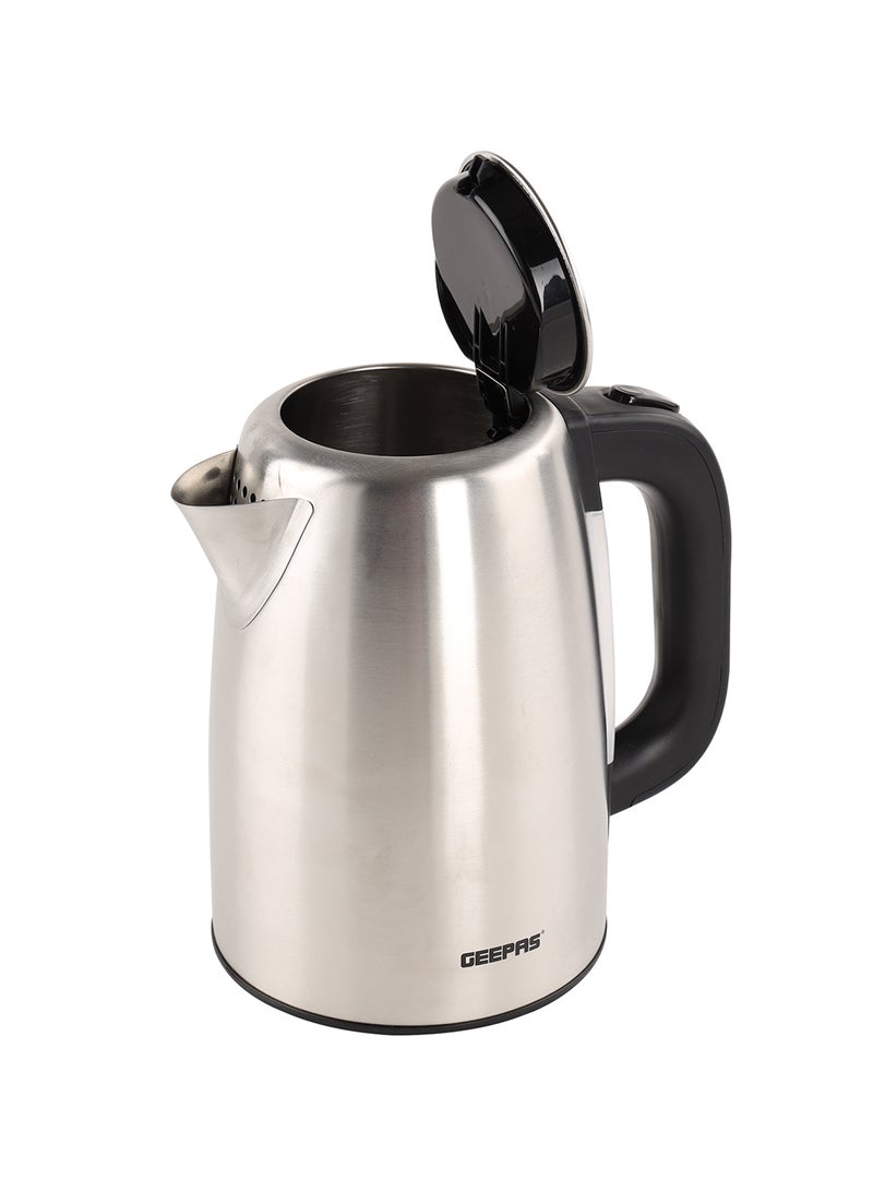 GEEPAS 2 In 1 Digital Tea Maker - Stainless Steel Filter | Temperature Adjusting, Boil-Dry Protection | 400W & 1800W | 2 Years Warranty 1.7 L 1800 W GTM38045 Black & silver - Image 4