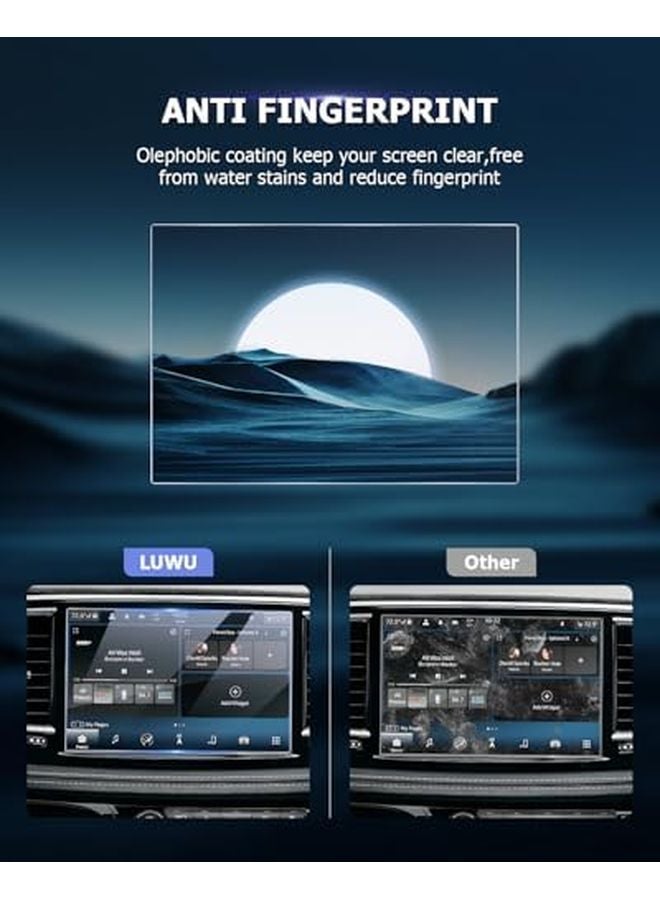 2025 Chrysler Pacifica 10 1 Inch Tempered Glass Screen Protector For 2021 2025 Models - Image 4