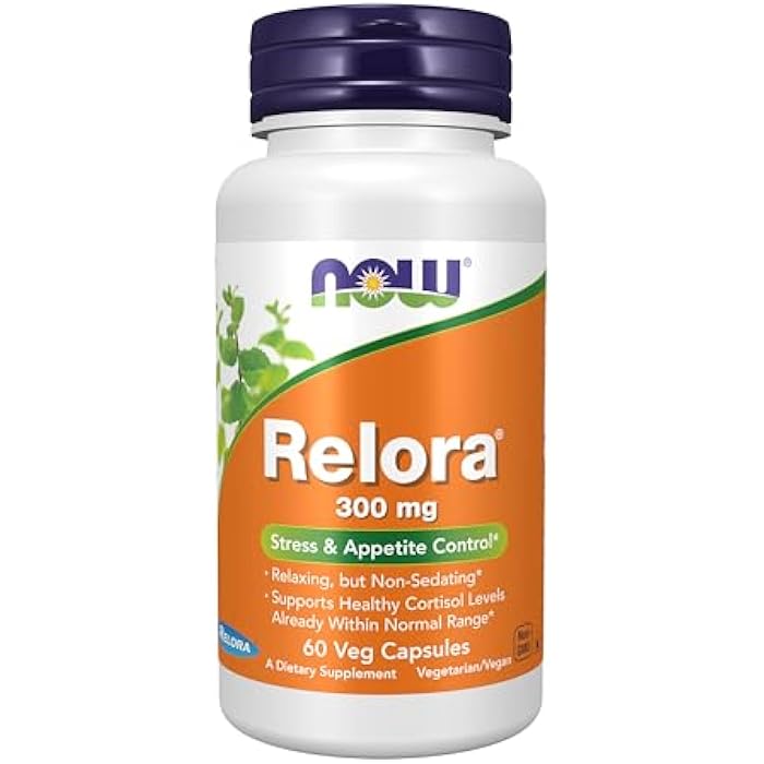 now Supplements, Relora 300 mg (a Blend of Plant Extracts from Magnolia officinalis and Phellodendron amurense), 60 Veg Capsules - Image 1