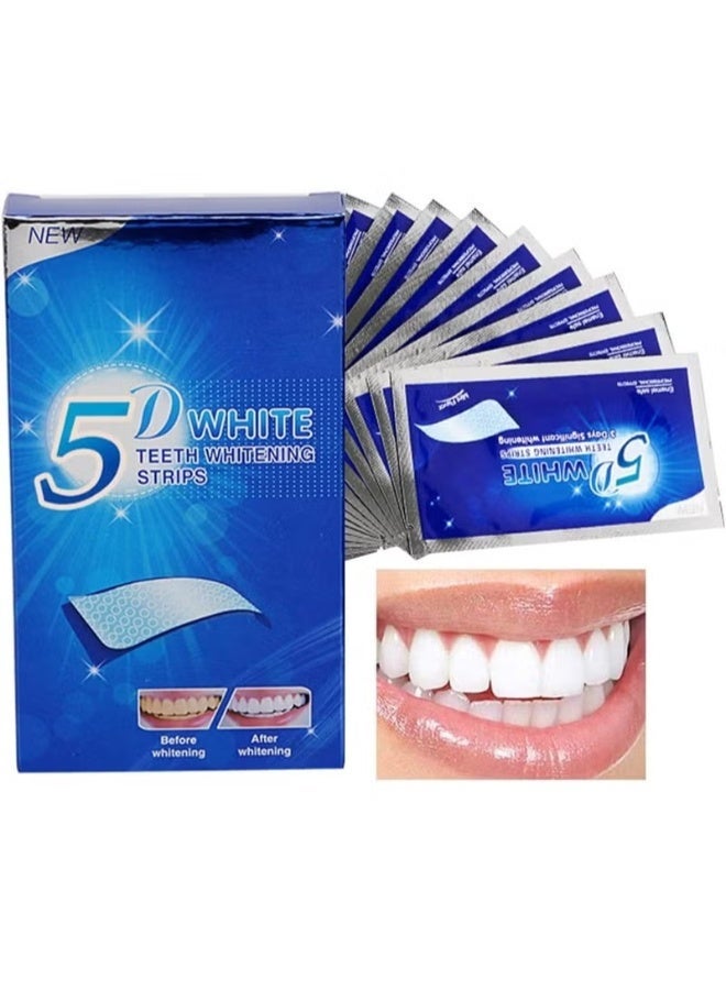 شرائط تبييض الأسنان المتقدمة (Advanced Strips) – لإزالة البقع والجير للحصول على ابتسامة ناصعة – 10 شرائط (حقيبة واحدة) - Image 1