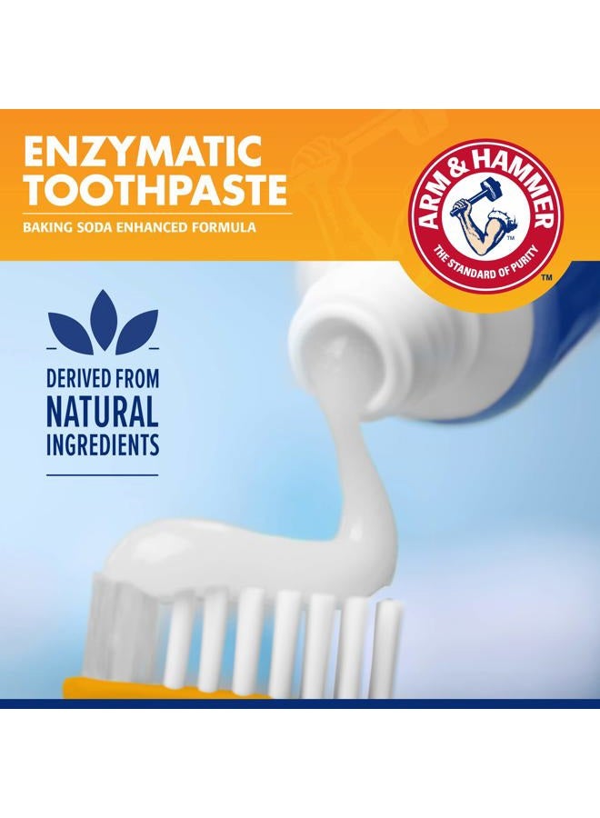 Arm & Hammer طقم تدريب الأسنان للتحكم في الجير للكلاب | فرشاة أسنان للكلاب، معجون أسنان، وفرشاة أصابع، طقم كامل لصحة أسنان الجراء المثالية | نكهة فانيليا زنجبيل اللذيذة - Image 2