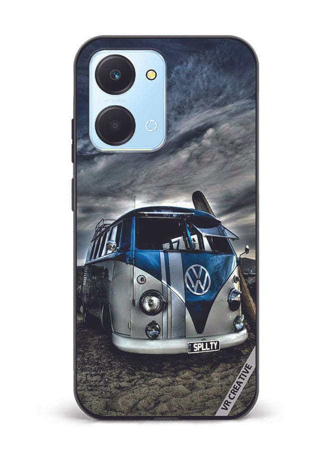 VR CREATIVE Protective Case Cover For Honor Play7T Mini Bus Design Multicolour - Image 1