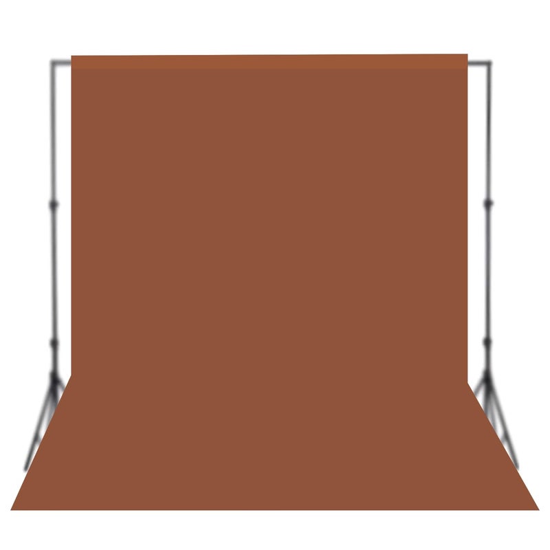 HomeArt 8x12 Ft. Wrinkle-Free Brown Backdrop Background Screen Curtain for Product Photography, Photoshoot, Video Production, YouTube Live Streaming, VFX Editing, Instagram Reels - Image 5