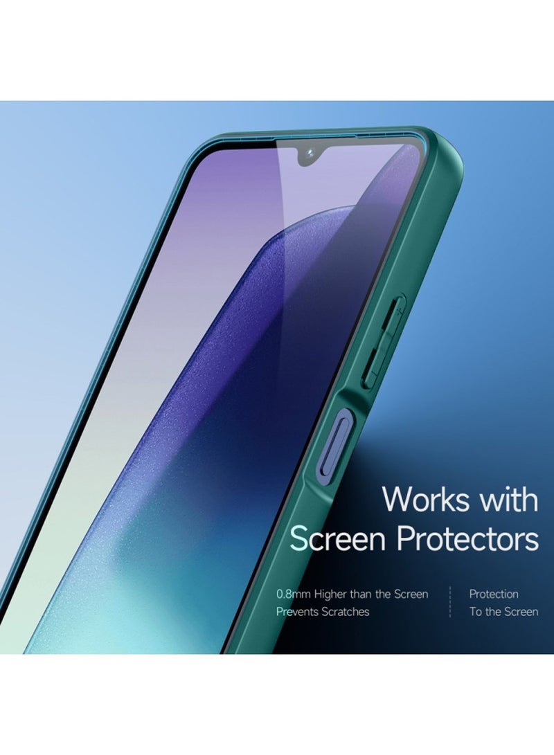 Techie Stylish TPU Silicone Back Cover Case for Xiaomi Redmi 14C 4G Slim Fit Design, Smooth and Soft – Dark Green - Image 5