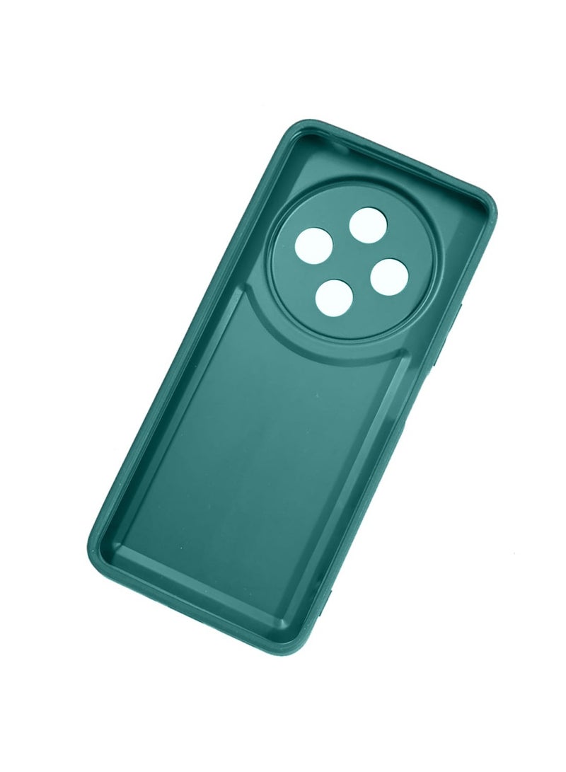 Techie Stylish TPU Silicone Back Cover Case for Xiaomi Redmi 14C 4G Slim Fit Design, Smooth and Soft – Dark Green - Image 2