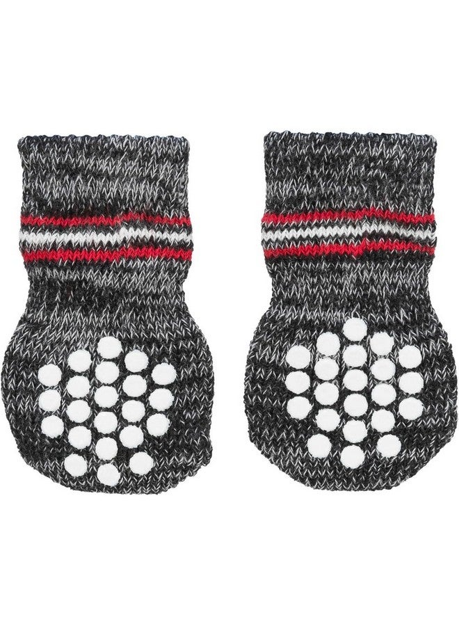 تريكسي 19501 جوارب كلاب رمادية غير قابلة للانزلاق، مقاس XS-S، زوج واحد - Image 2