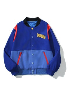 Kanye West Pastelle Varsity Jacket Blue