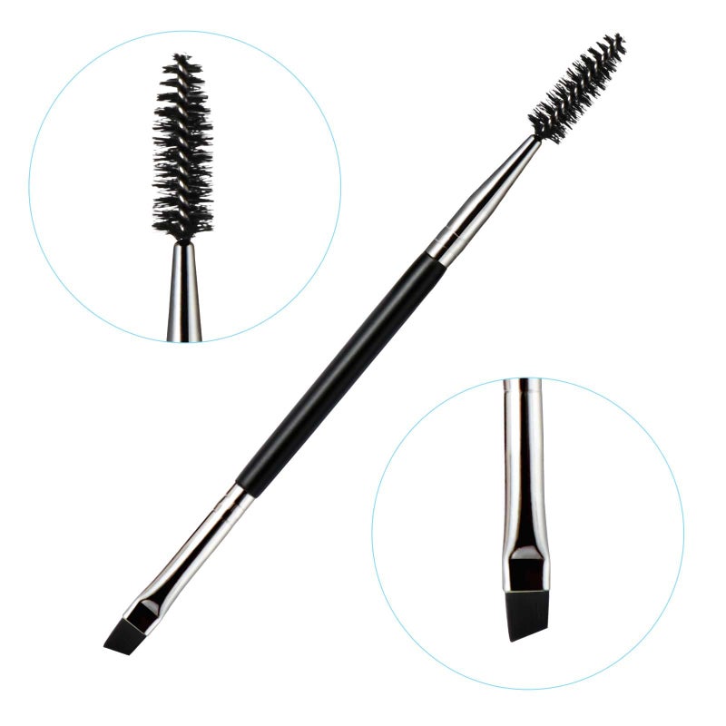 Lovinee Eyebrow Scissors and Eyebrow Brush, Shaping Curved Craft Stainless Steel Scissors for Eyebrow Eyelash Extensions - Image 2