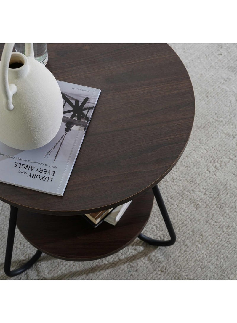 Pan Home Ento Accent Table Round - Black - Image 3